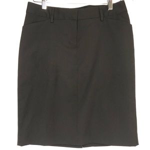 NWT Express Black Pinstriped Pencil Skirt